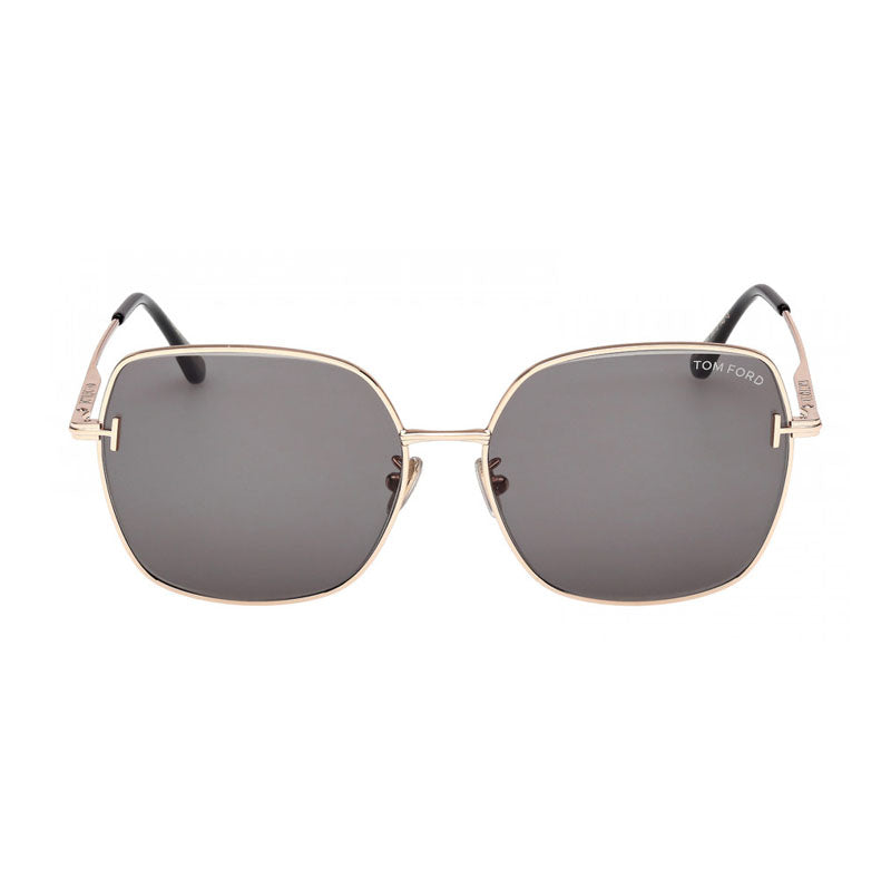 Tom Ford FT1250-K28A Square Full Rim Sunglasses — Rose gold, view 2
