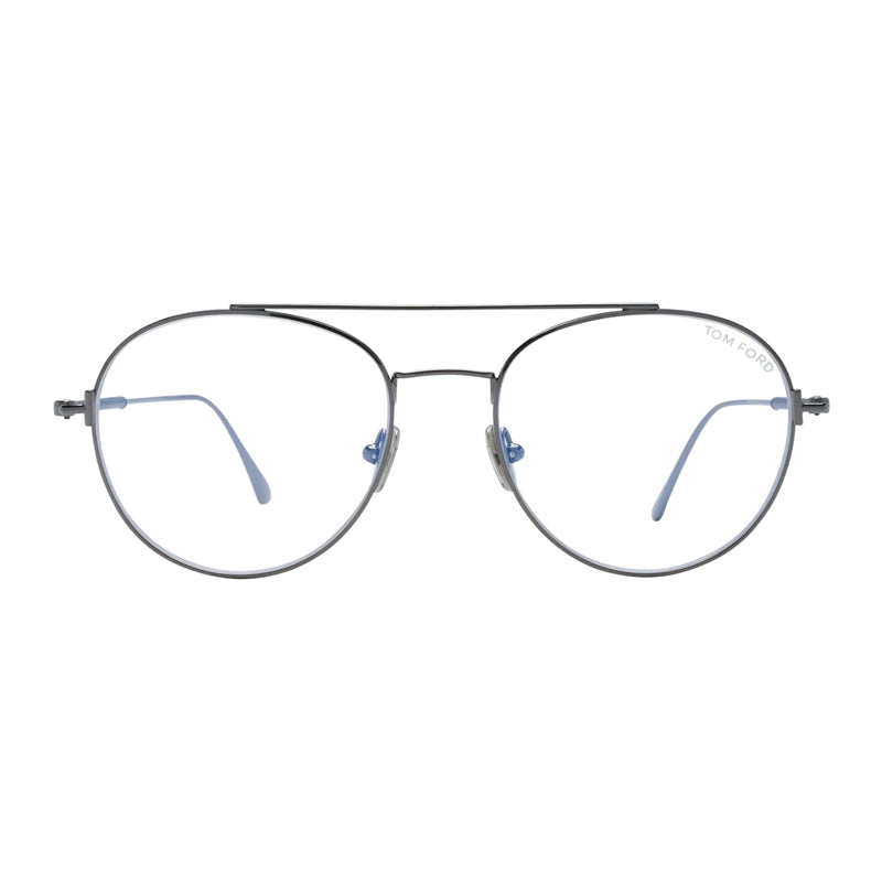 Tom Ford FT5657-B012 Metal Aviator Frame Eyeglasses — Gray, view 2