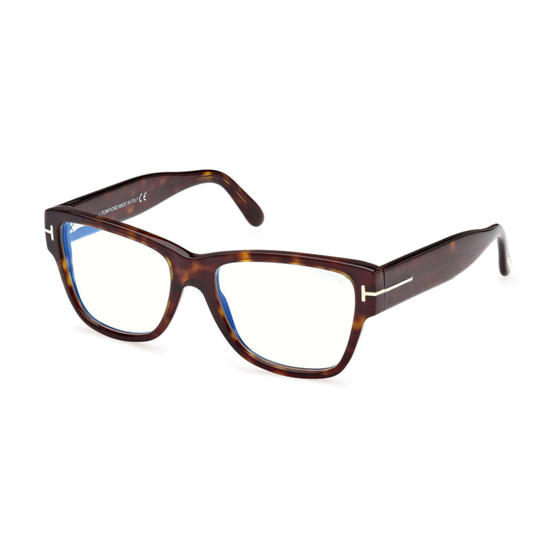 Tom Ford FT5878-B052 Clear-Blue-Light Block Lenses Eyeglasses — Brown by Tom Ford