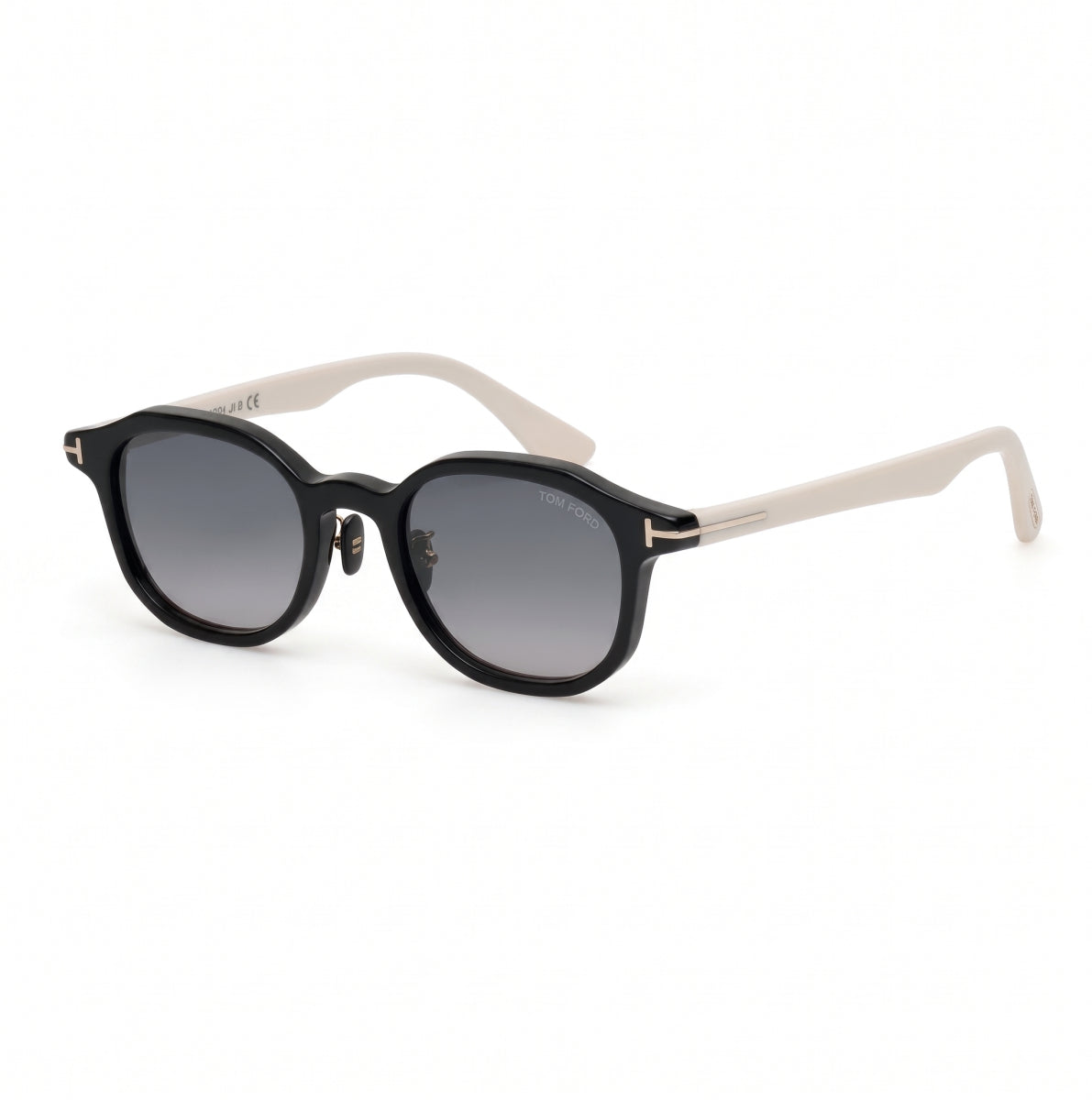 Tom Ford Square Full Rim Sunglasses — Black by Tom Ford