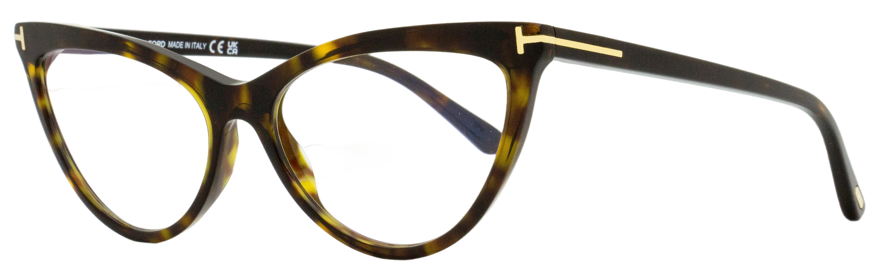 Tom Ford TF5896B Cat-Eye Optical Eyeglasses — Brown by Tom Ford
