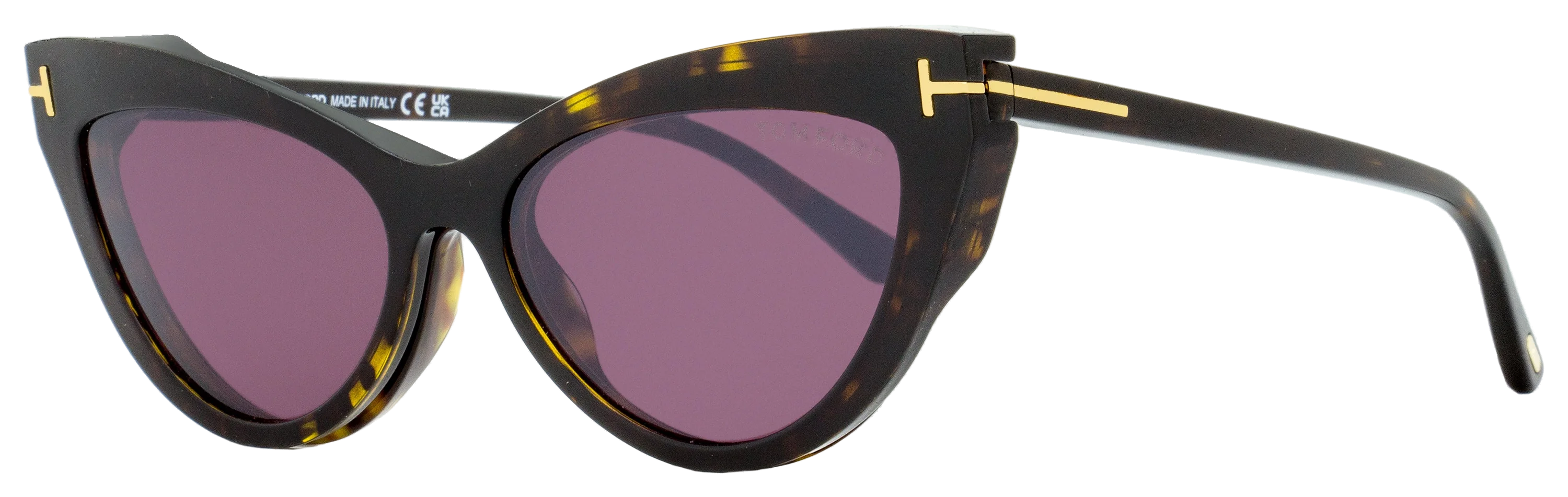 Tom Ford TF5896B Cat-Eye Optical Eyeglasses — Brown, view 2