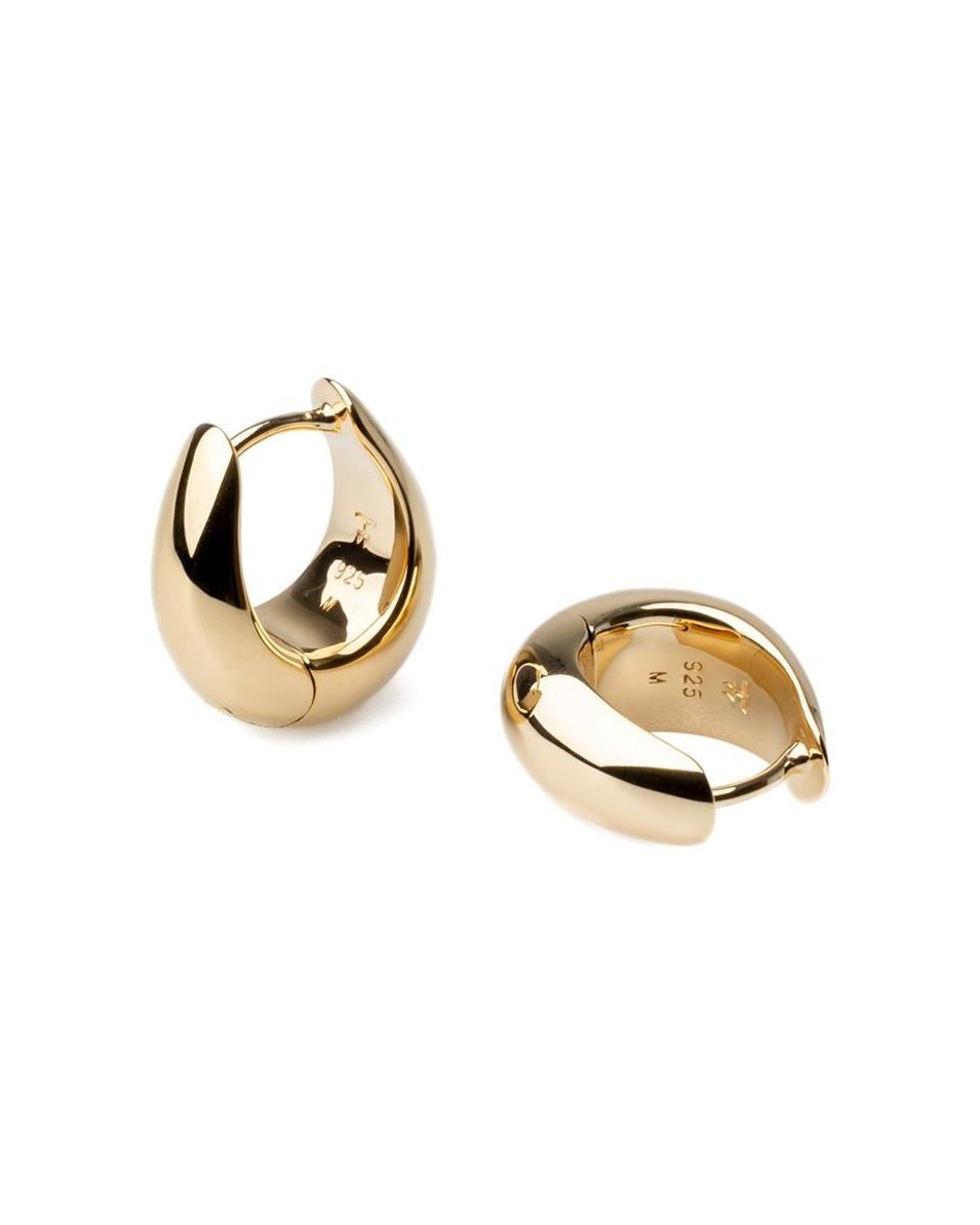 Tom Wood Ice Hoops — Gold by Tom Wood