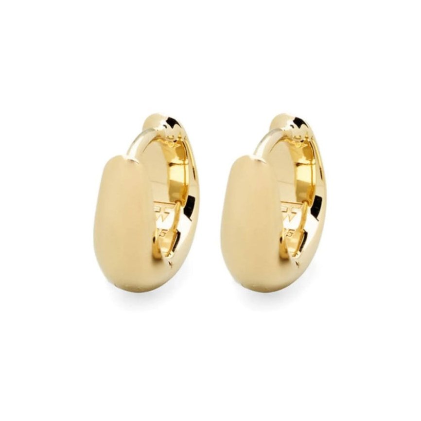 Tom Wood Huggie Earrings — Gold by Tom Wood