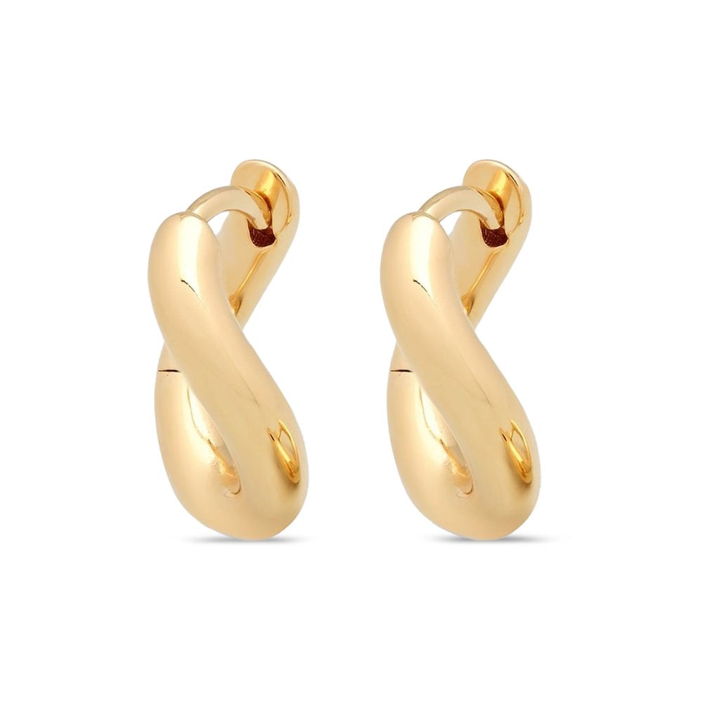 Tom Wood River Earrings — Gold by Tom Wood
