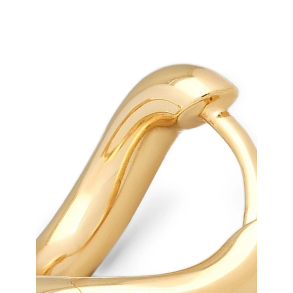 Tom Wood River Earrings — Gold, view 2