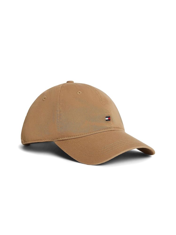 Tommy Hilfiger AM0AM14099 Organic Cotton Baseball Cap — Beige by Tommy Hilfiger