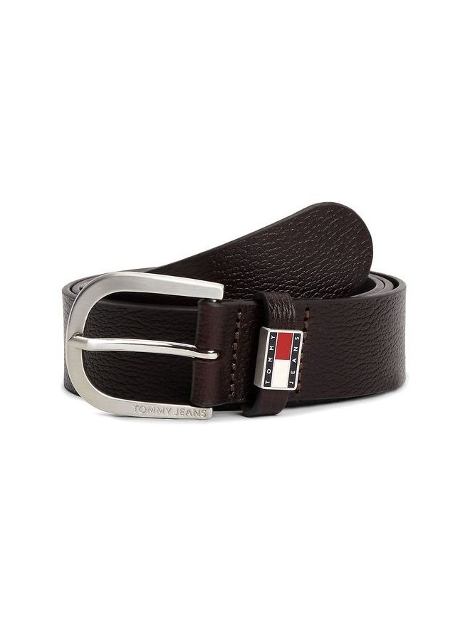 Tommy Hilfiger Buffalo Full Grain Leather Belt — Brown by Tommy Hilfiger