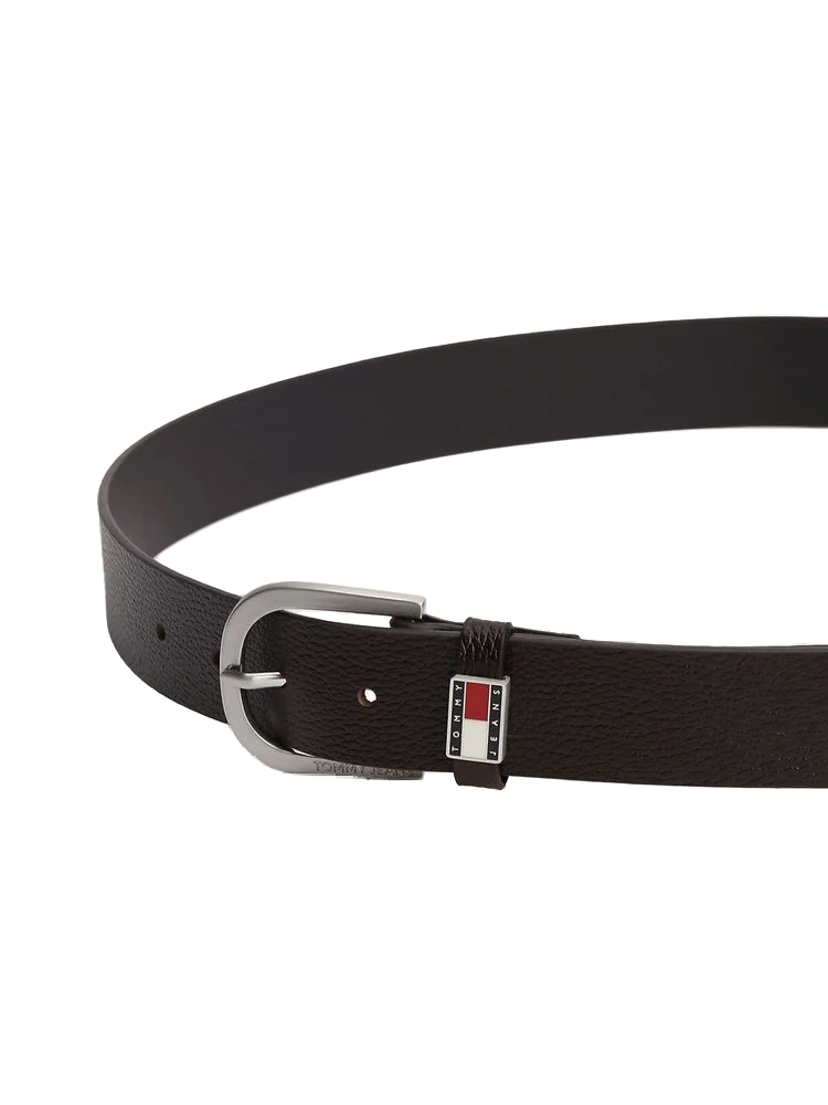 Tommy Hilfiger Buffalo Full Grain Leather Belt — Brown, view 4