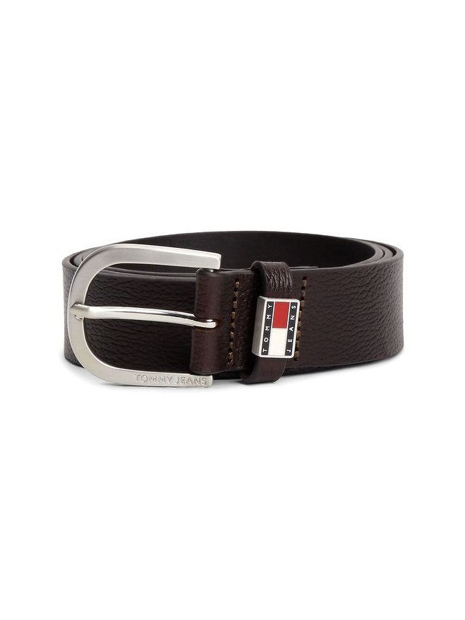 Tommy Hilfiger Buffalo Full Grain Leather Belt — Brown, view 5