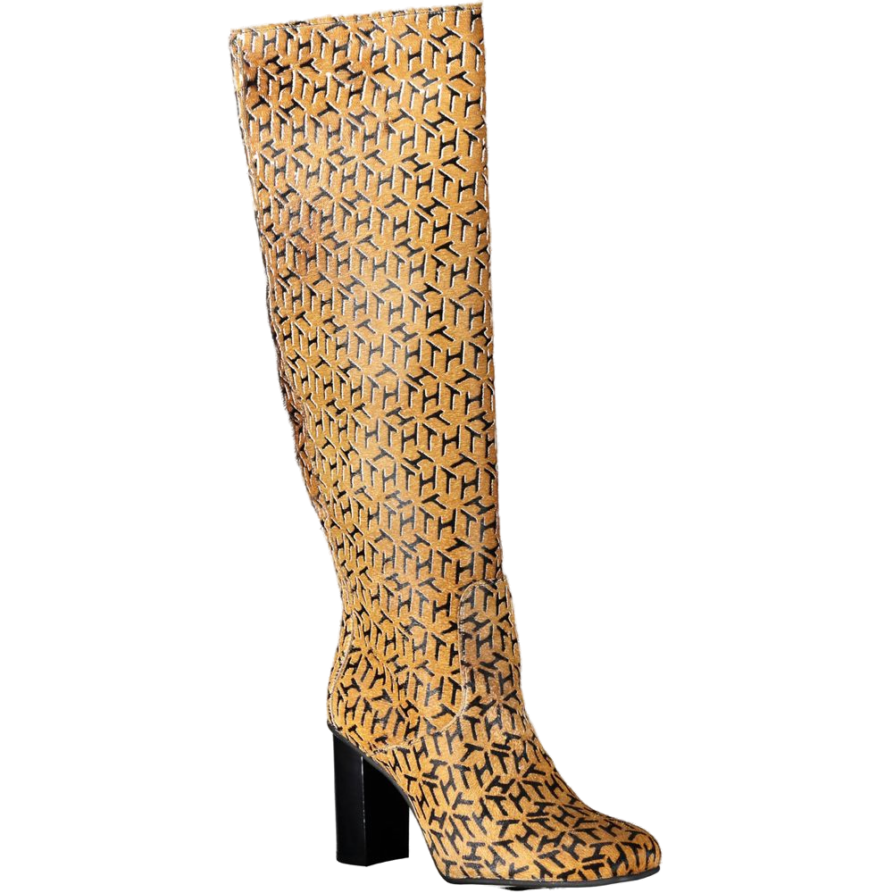 Tommy Hilfiger Monogram Canvas Boot — Beige, view 2
