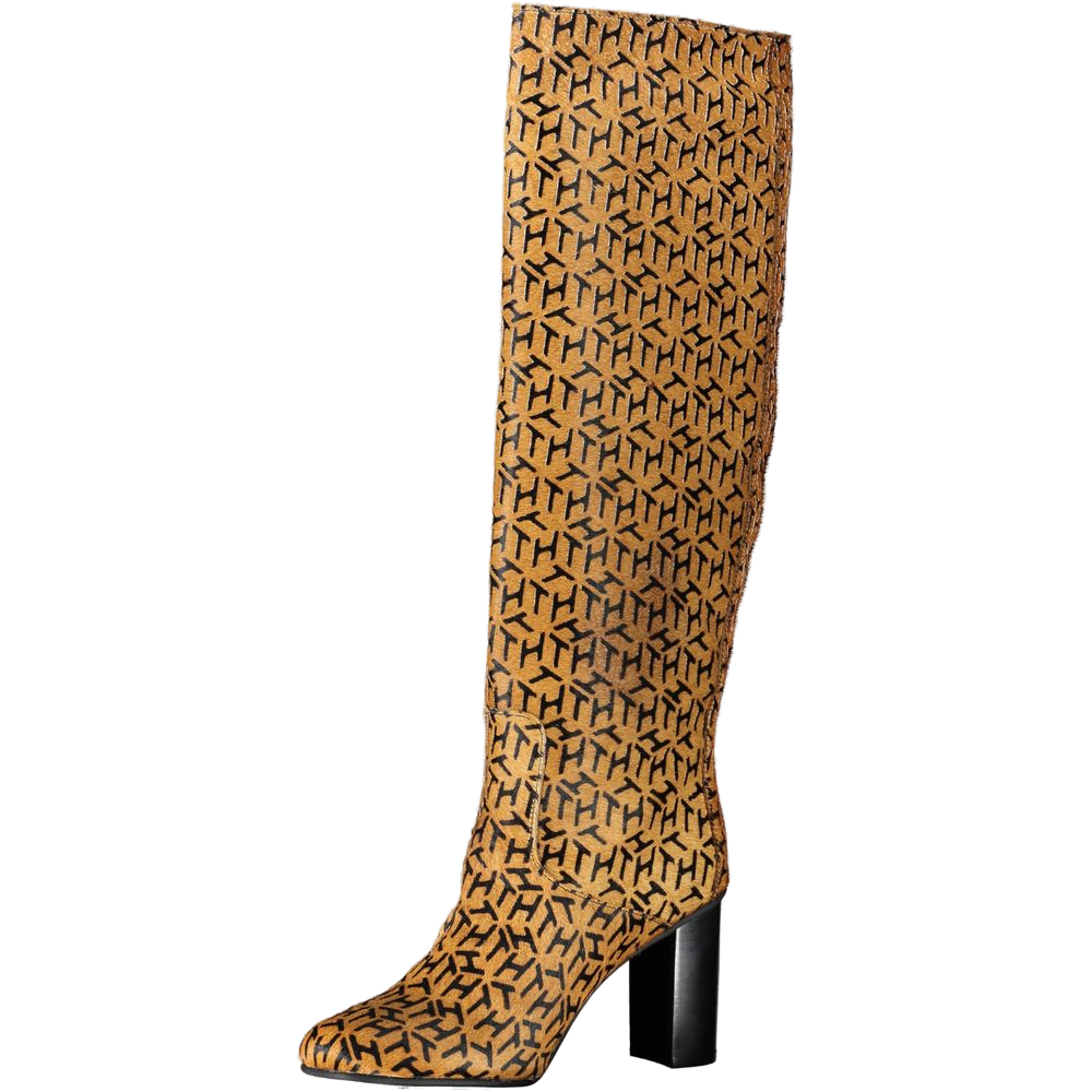 Tommy Hilfiger Monogram Canvas Boot — Beige, view 3