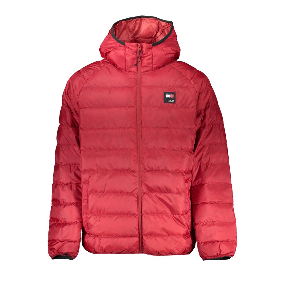 Tommy Hilfiger Recycled Polyester Quilted Down Jacket — Red by Tommy Hilfiger