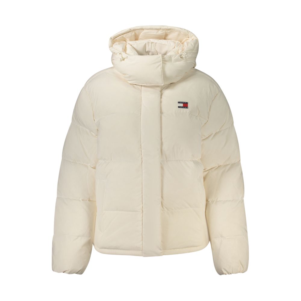 Tommy Hilfiger Removable Hood Down Jacket — White by Tommy Hilfiger