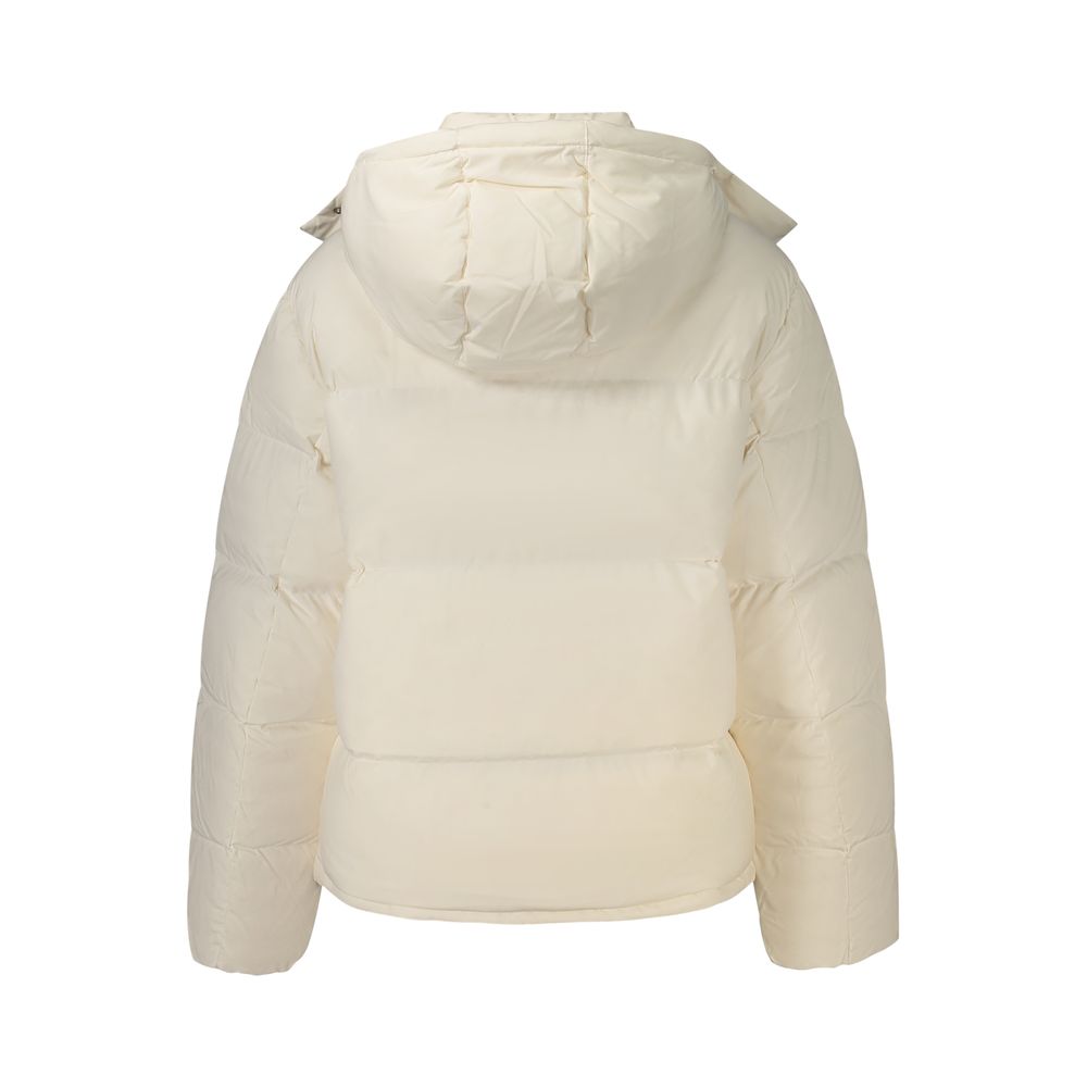 Tommy Hilfiger Removable Hood Down Jacket — White, view 3