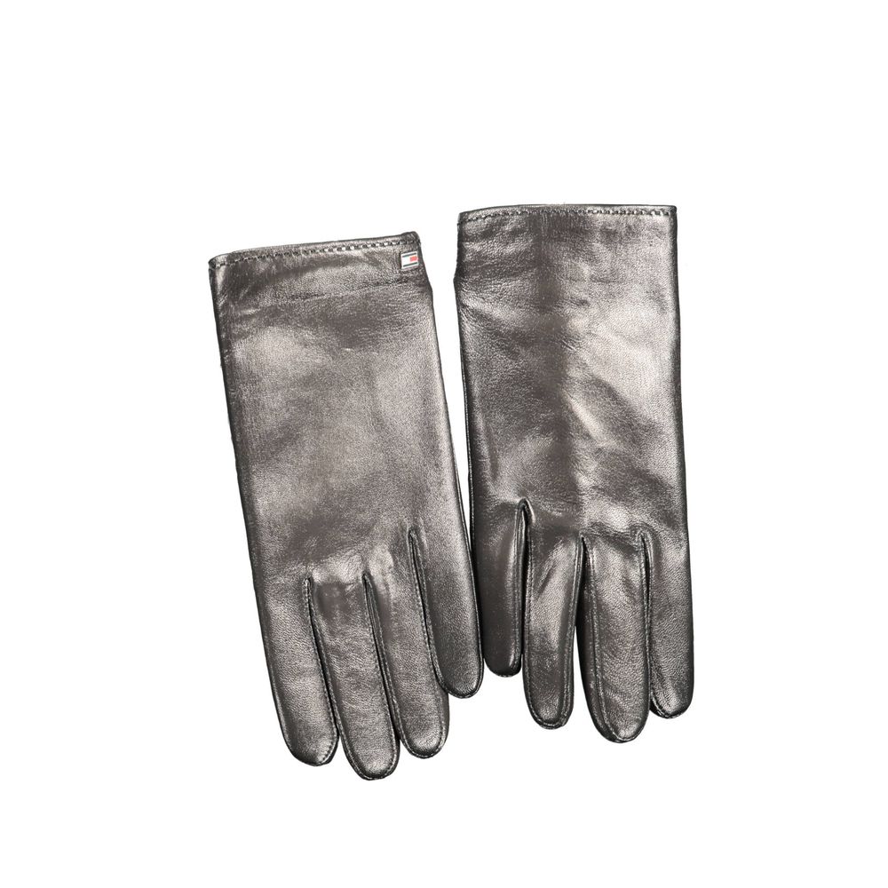 Tommy Hilfiger Padded Leather Gloves — Black by Tommy Hilfiger