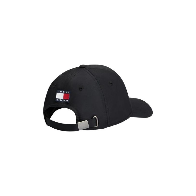 Tommy Hilfiger TO18866100009RO Recycled Polyester Baseball Cap — Black, view 2