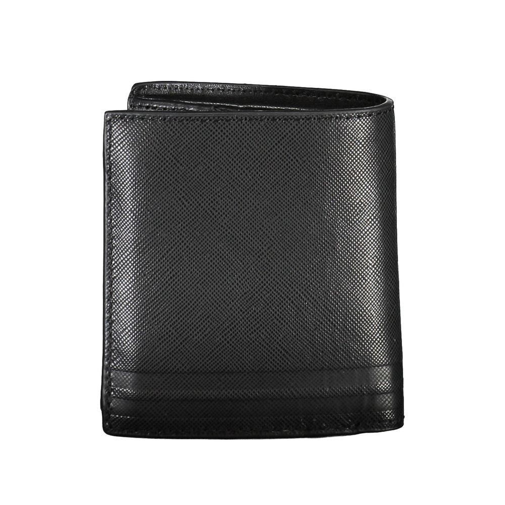 Tommy Hilfiger Saffiano Leather Wallet — Black, view 2