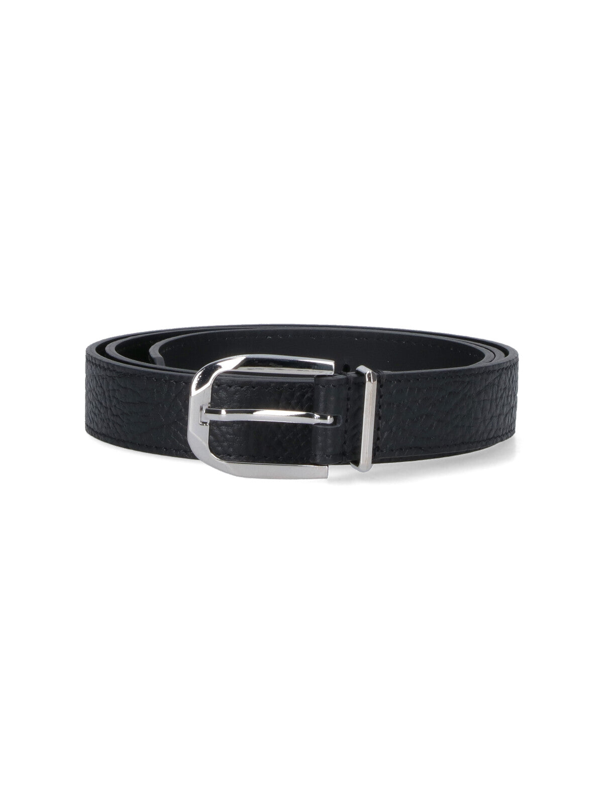 Tonywack Pebbled Leather Belt — Black by Tonywack