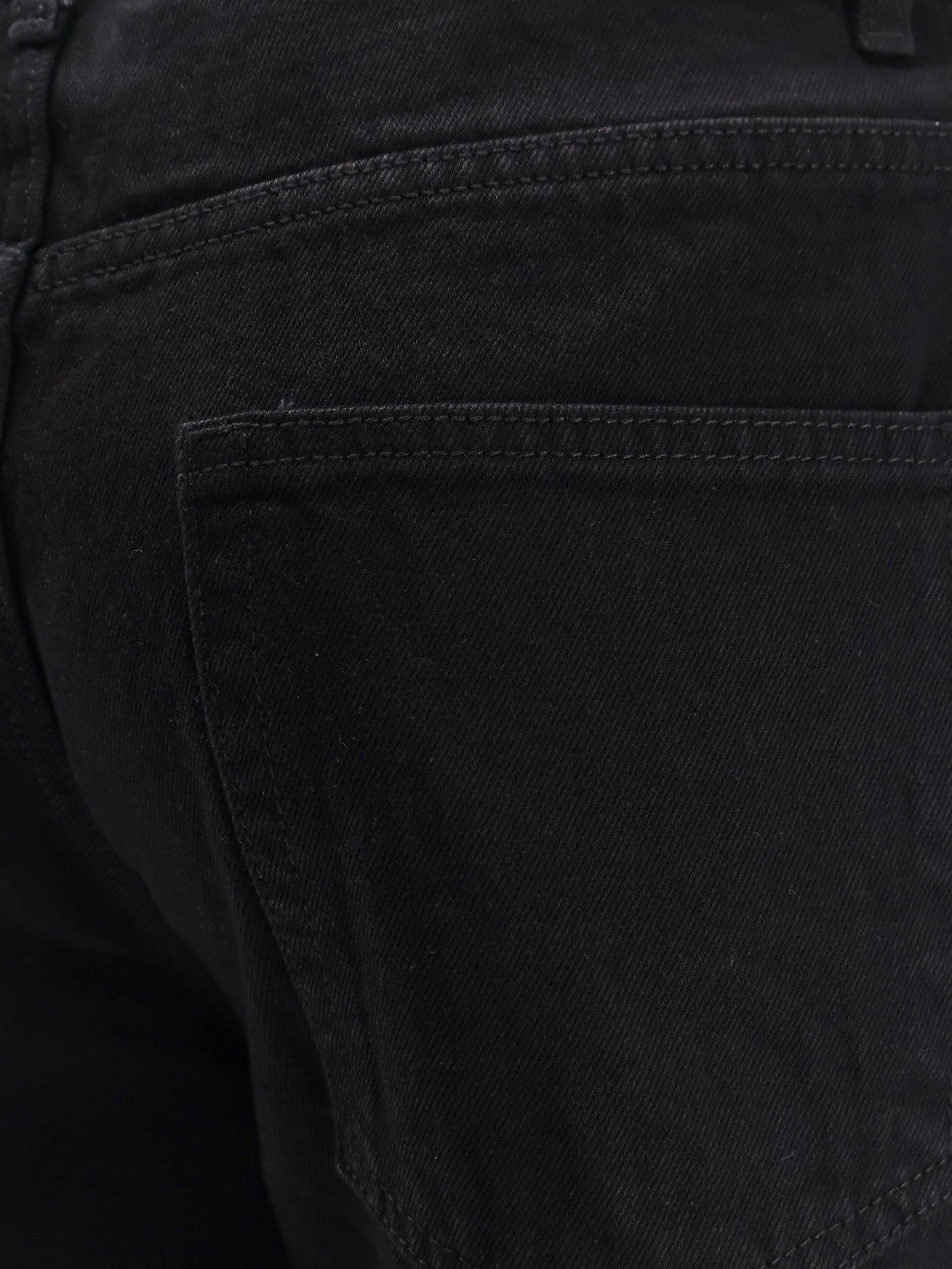 Tonywack Straight Fit Denim Jeans — Black, view 3