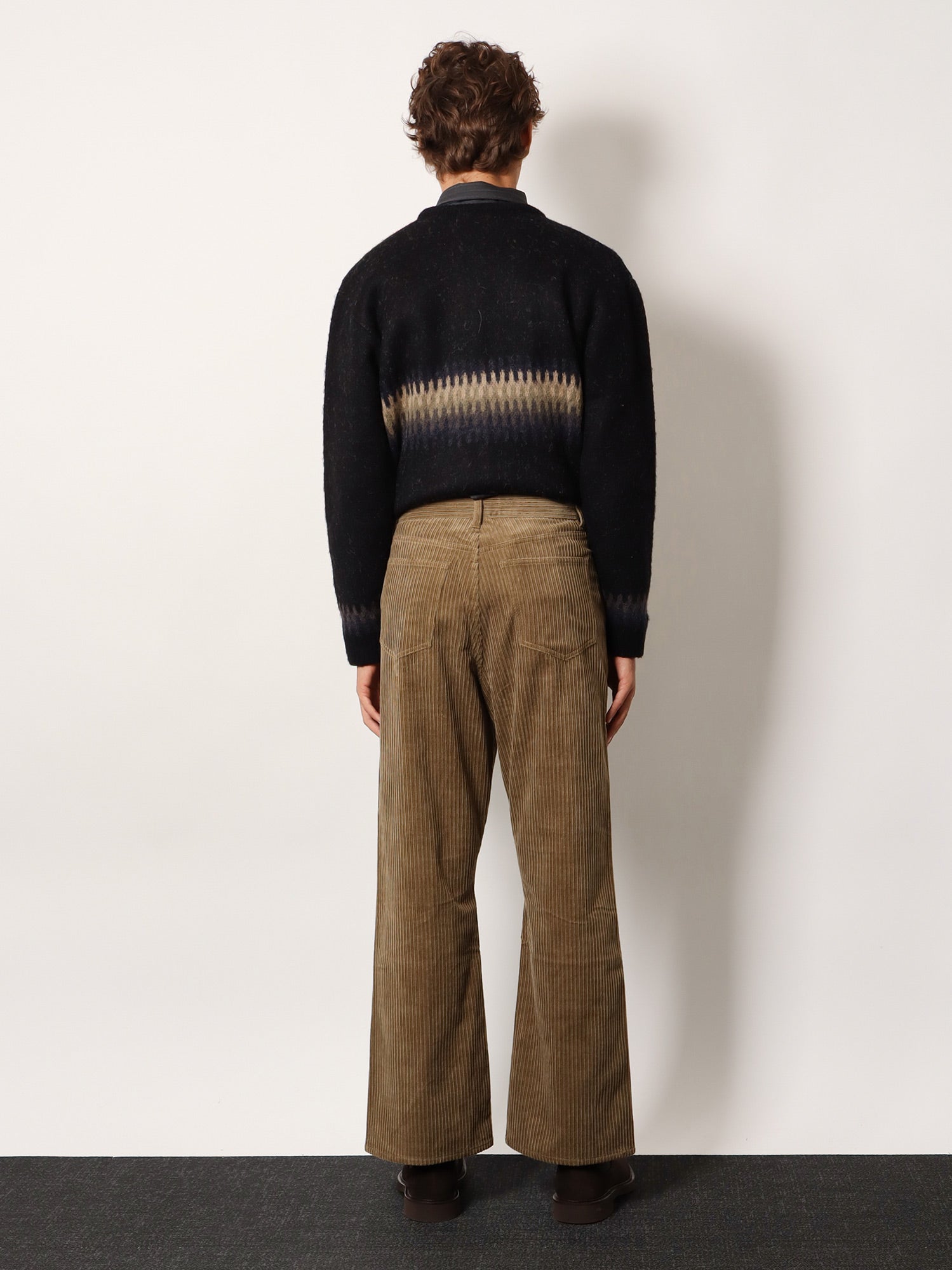 Tonywack Corduroy Trousers — Beige, view 3
