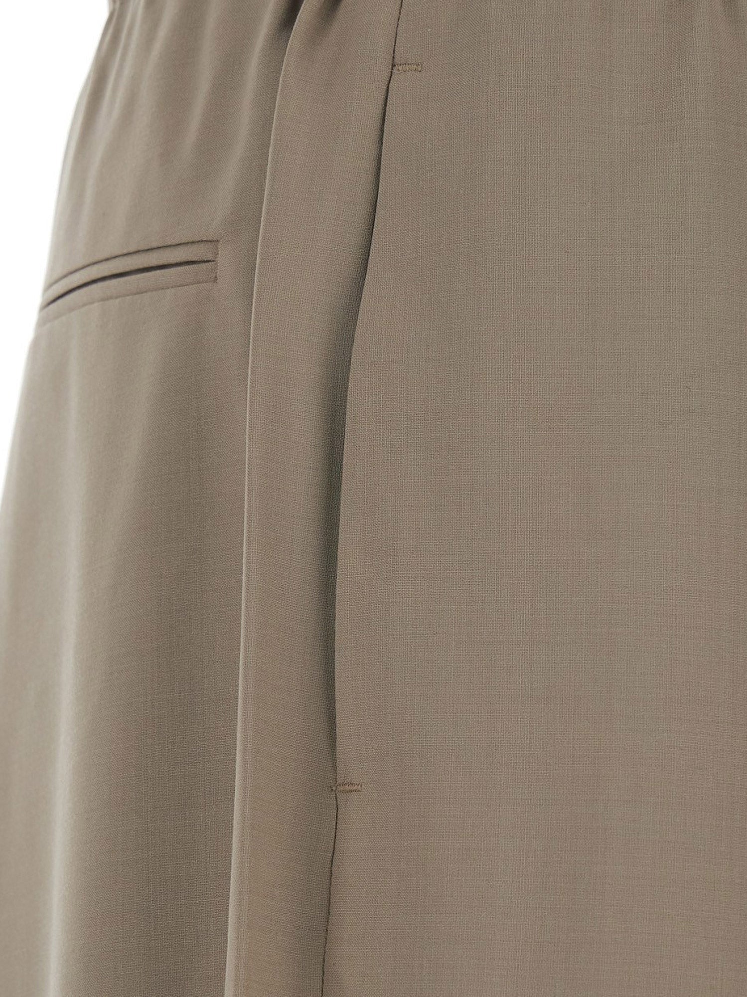 Tonywack Wool Blend Trousers — Brown, view 3
