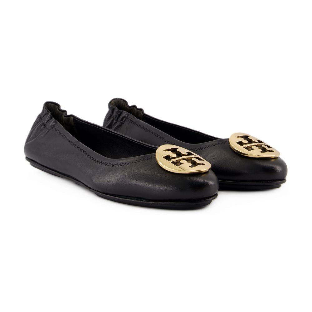 Tory Burch Ballerina Flat — Black, view 3
