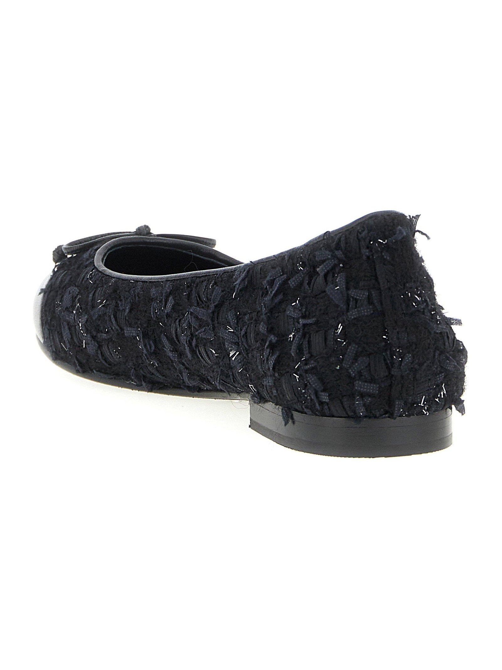 Tory Burch Cap-Toe Ballet Flat — Black, view 3