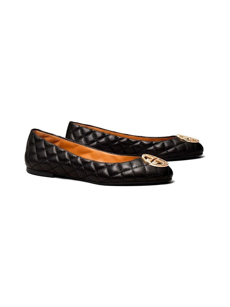 Tory Burch Chelsea Ballet Flat — Black by Tory Burch