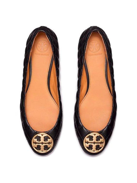 Tory Burch Chelsea Ballet Flat — Black, view 3