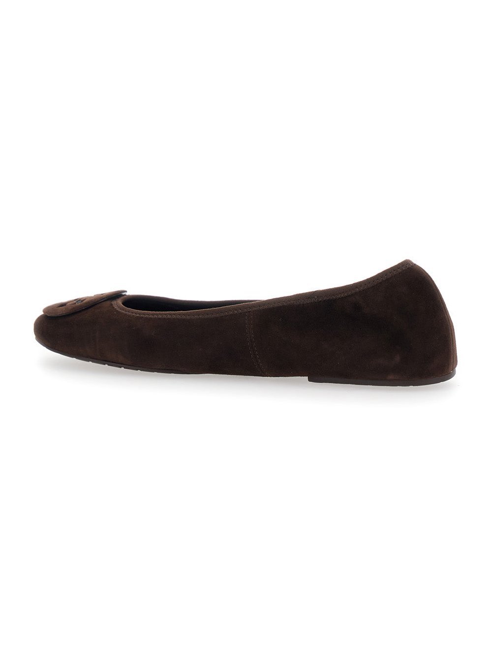Tory Burch Ballet Flat — Brown, view 3