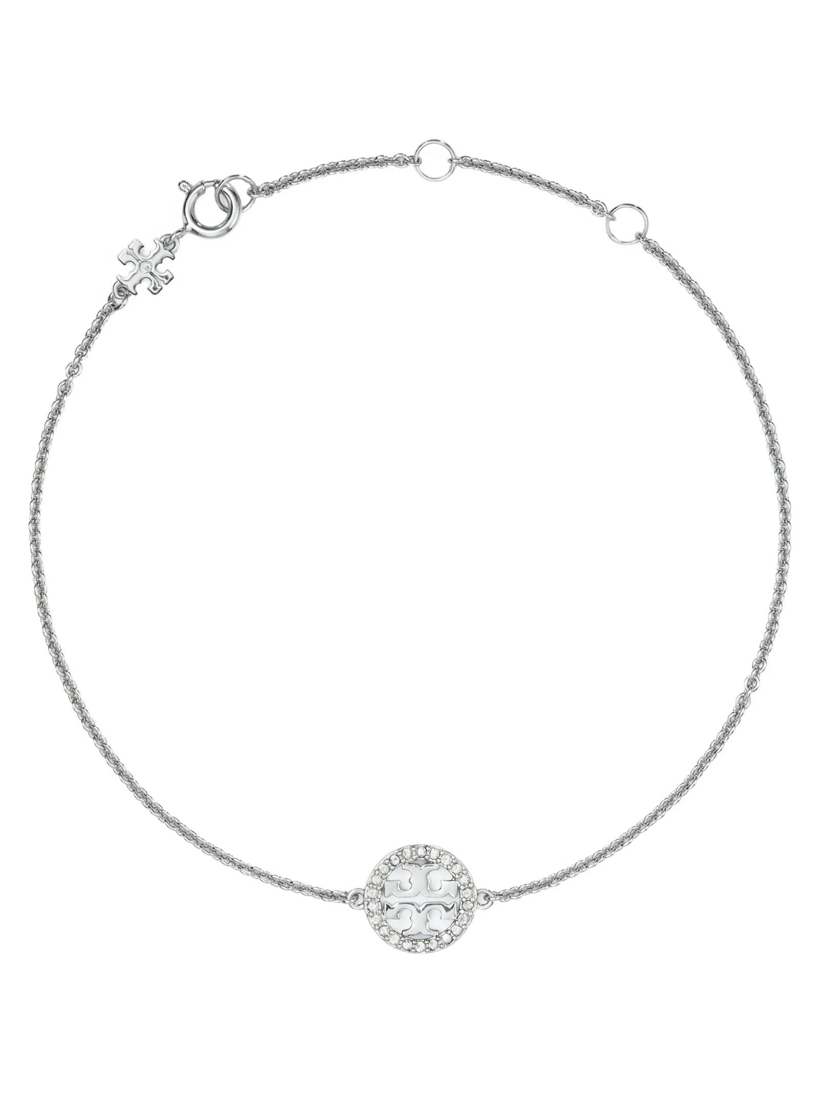Tory Burch Miller Pavé Bracelet — Silver by Tory Burch