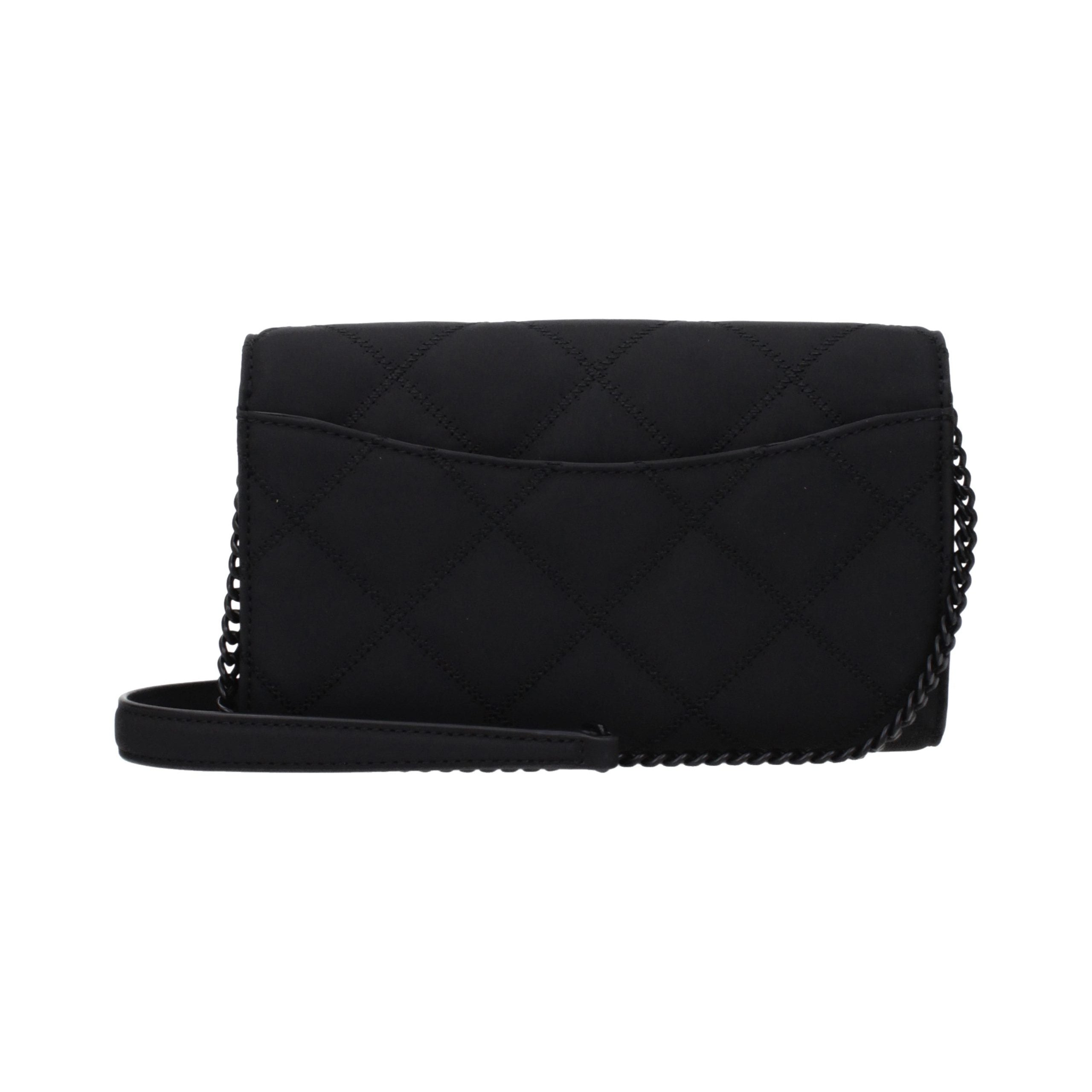 Tory Burch Quilted Leather Clutch — Black, view 3