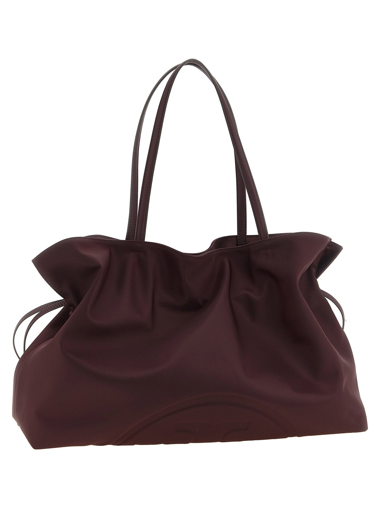 Tory Burch Ella Nylon Shoulder Bag — Burgundy, view 2