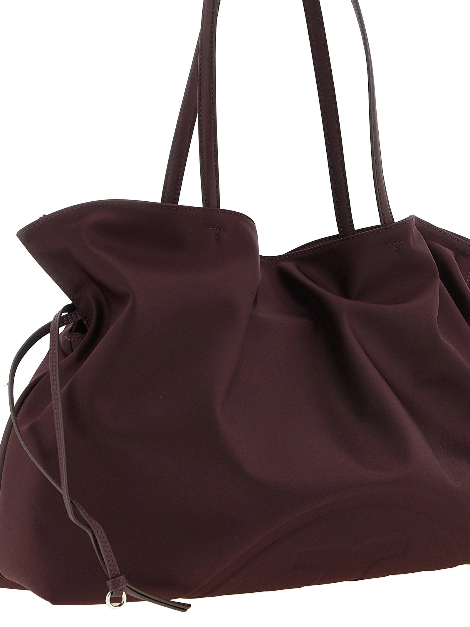 Tory Burch Ella Nylon Shoulder Bag — Burgundy, view 3