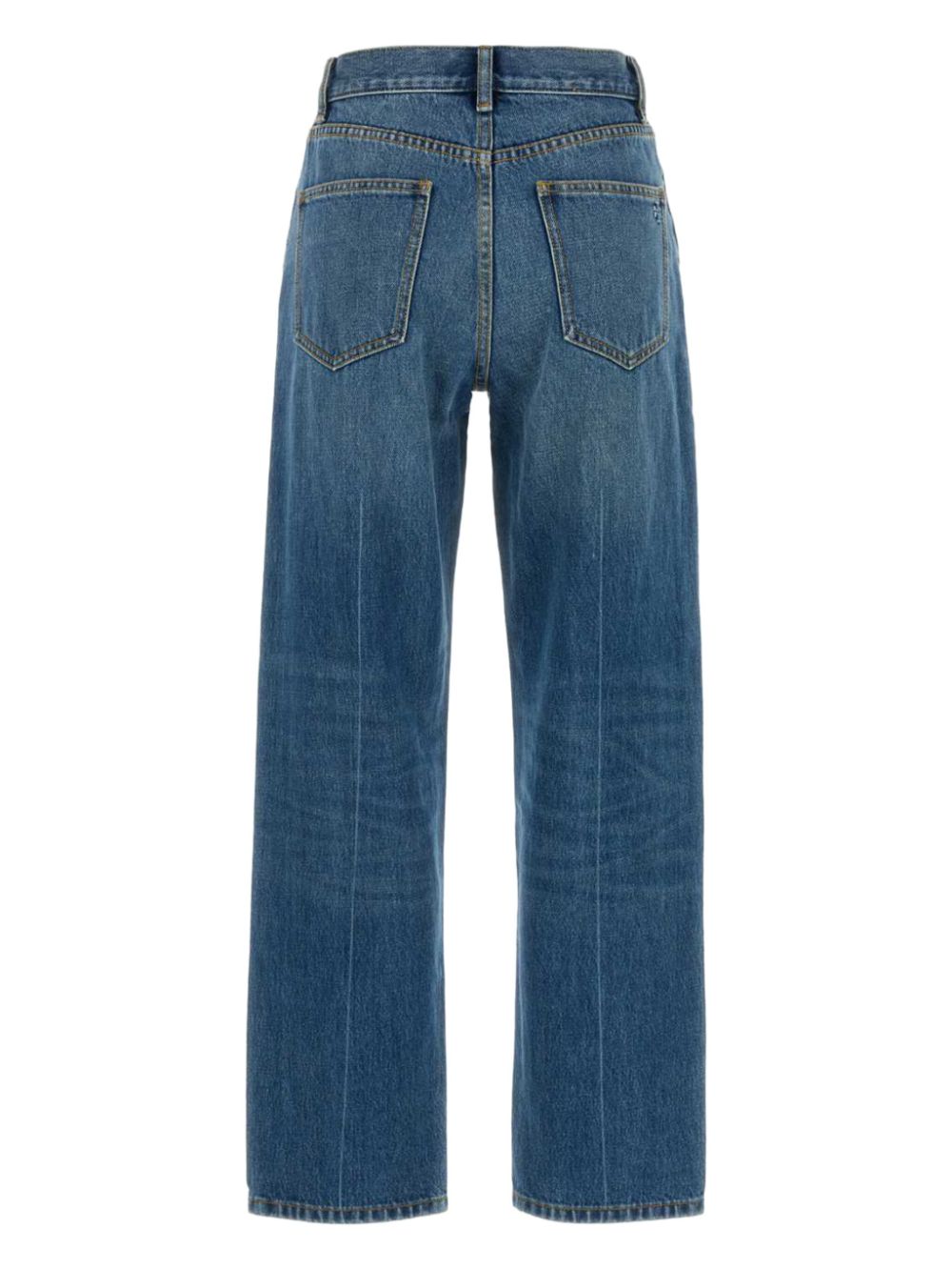 Tory Burch Slim Denim Jeans — Blue, view 2