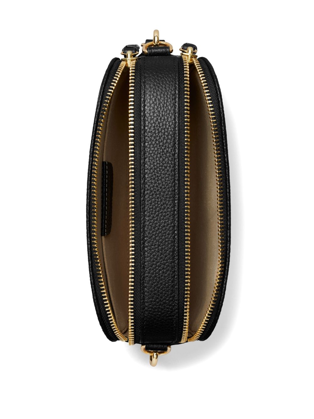 Tory Burch Miller Leather Crossbody Bag — Black, view 3