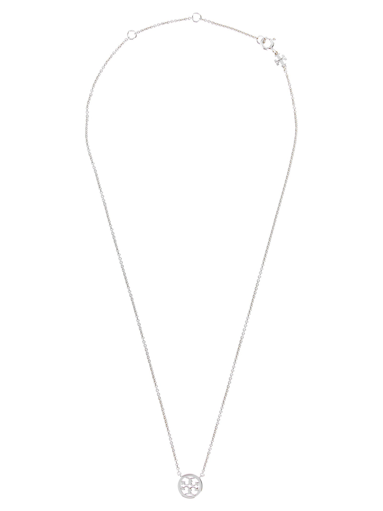 Tory Burch Miller Necklace — Silver, view 2