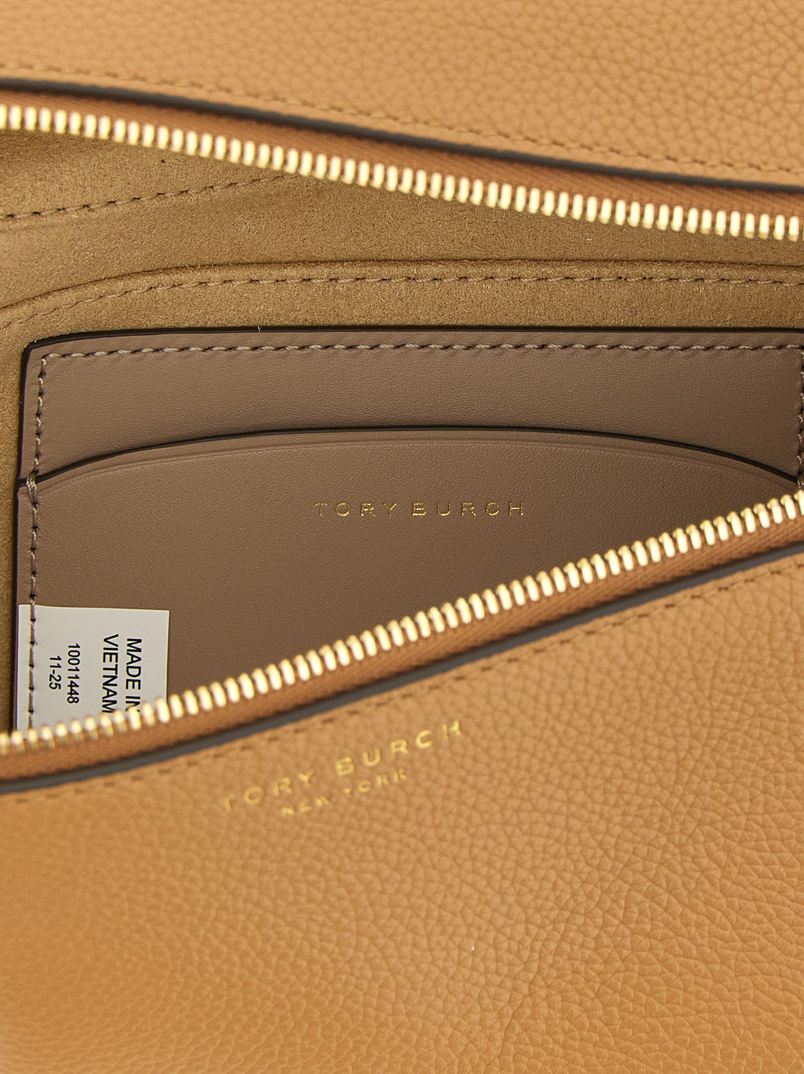 Tory Burch Romy Leather Top Handle Bag — Tan, view 4