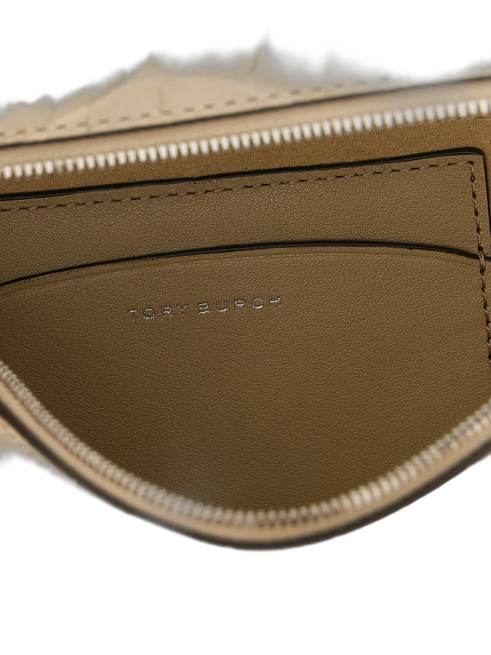 Tory Burch Romy Slim Top Handle Bag — Beige, view 4