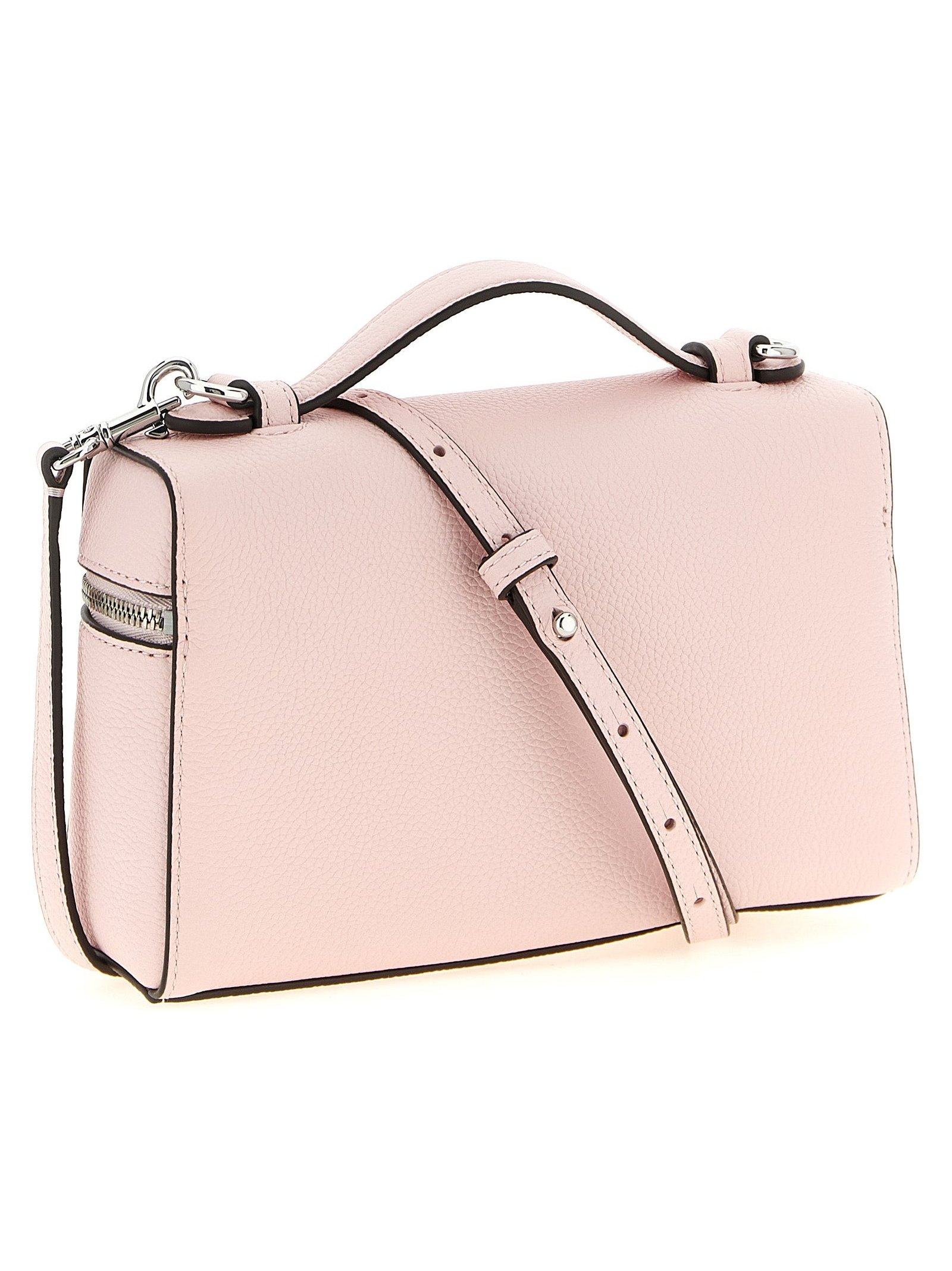 Tory Burch Leather Top Handle Bag — Pink, view 2