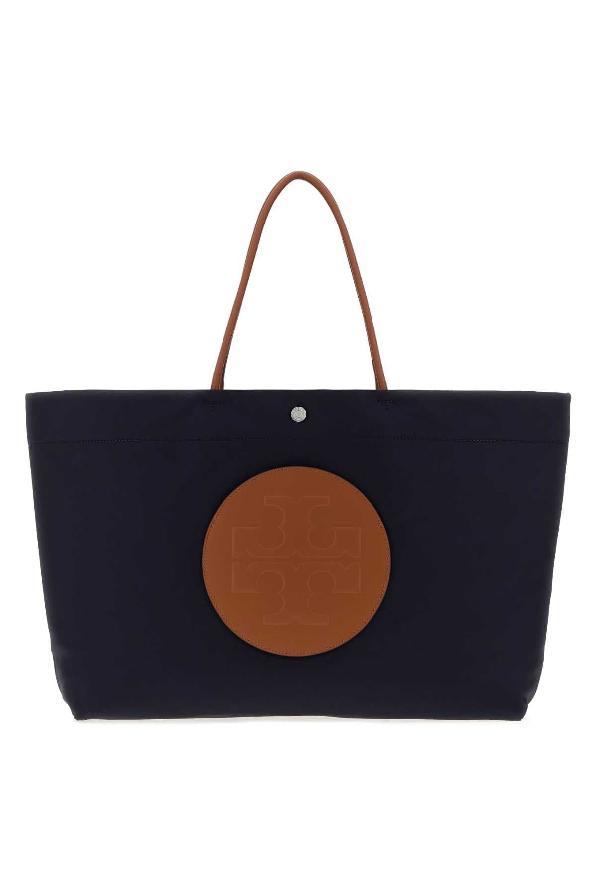 Tory Burch Twist Nylon Tote Bag — Navy by Tory Burch
