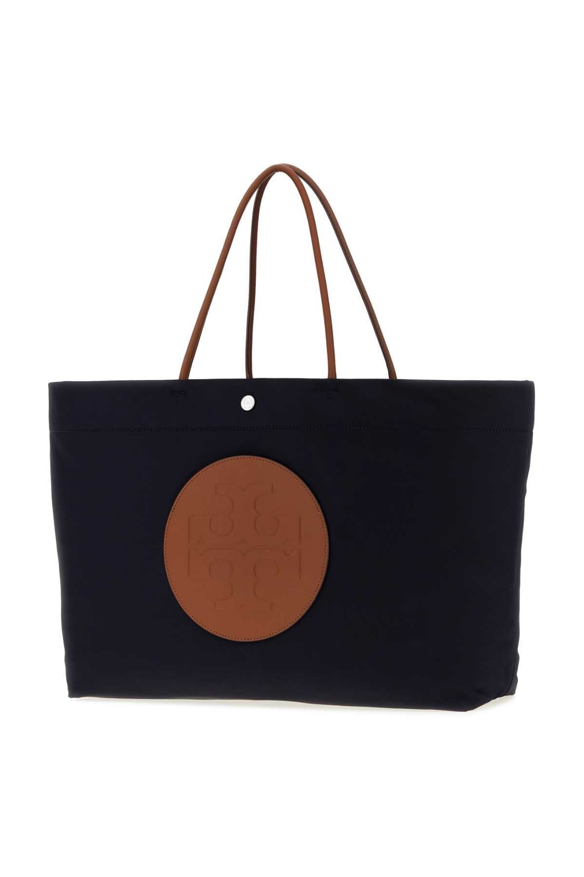 Tory Burch Twist Nylon Tote Bag — Navy, view 2