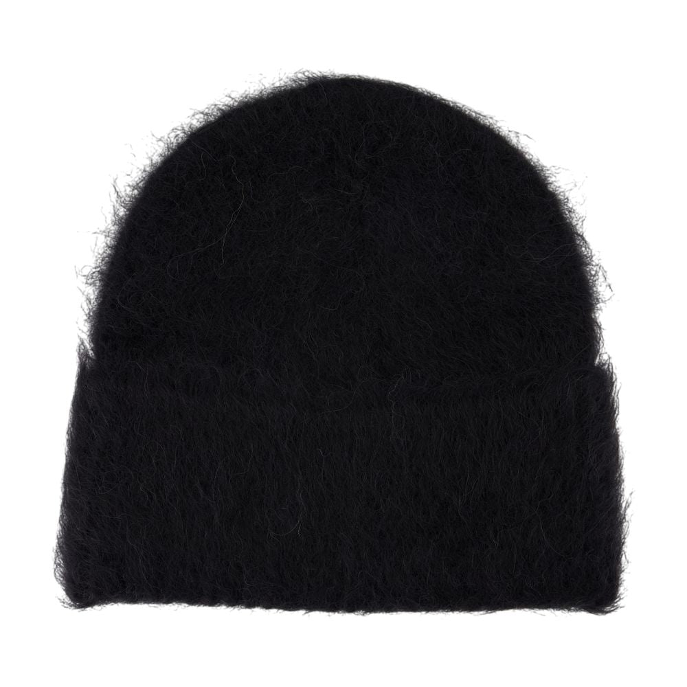 Toteme 244-WSH1524-YA0106-001 Alpaca Wool Beanie — Black by Toteme