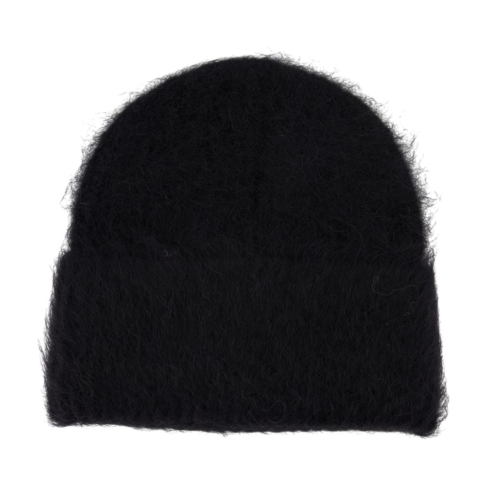 Toteme 244-WSH1524-YA0106-001 Alpaca Wool Beanie — Black, view 2