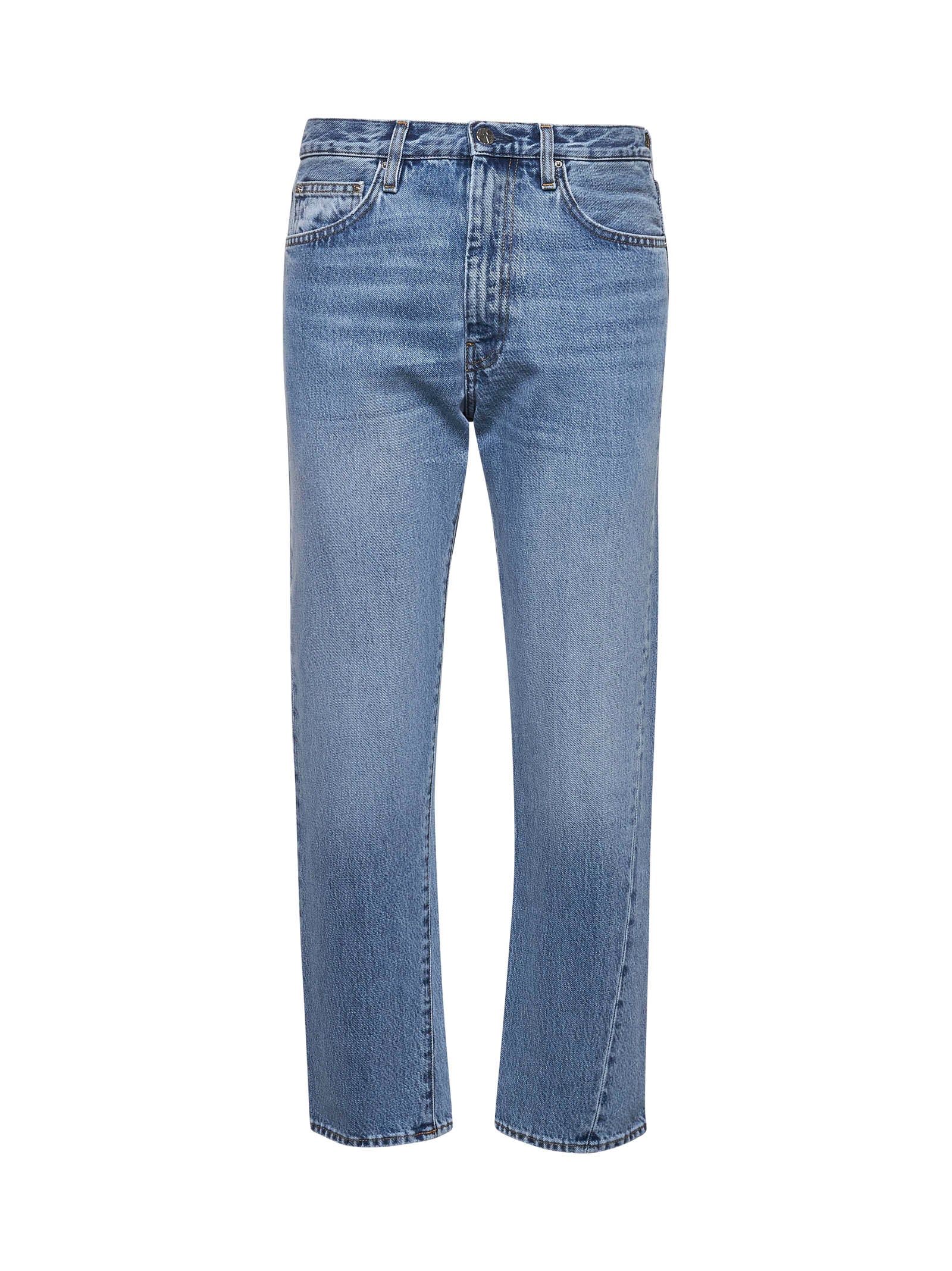 Toteme Twisted Organic Cotton Denim Jeans — Blue by Toteme