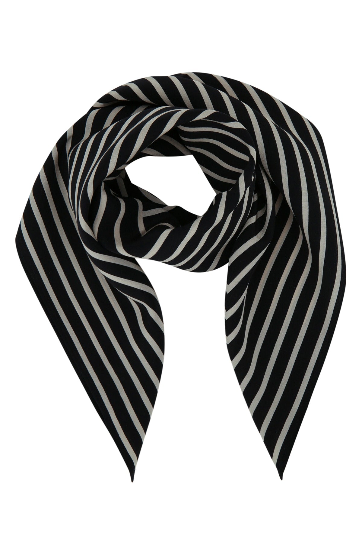 Toteme Monogram Scarf — Black by Toteme