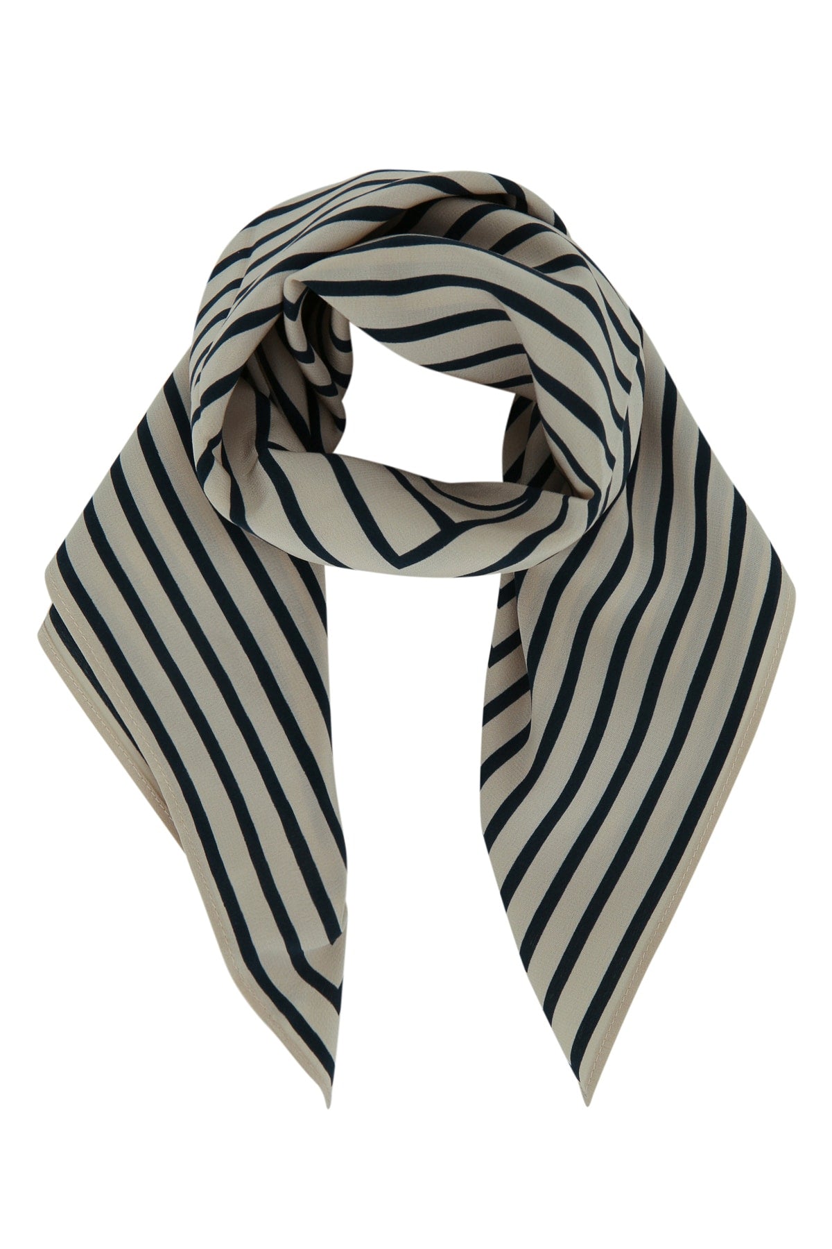 Toteme Monogram Scarf — Cream by Toteme