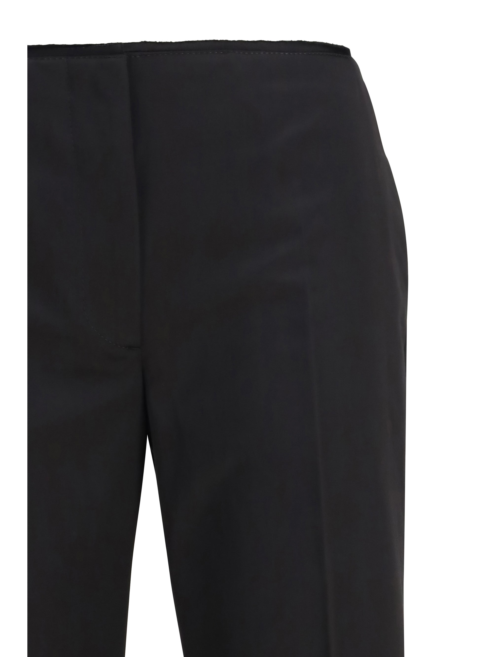 Toteme Kick Flare Trousers — Black, view 2