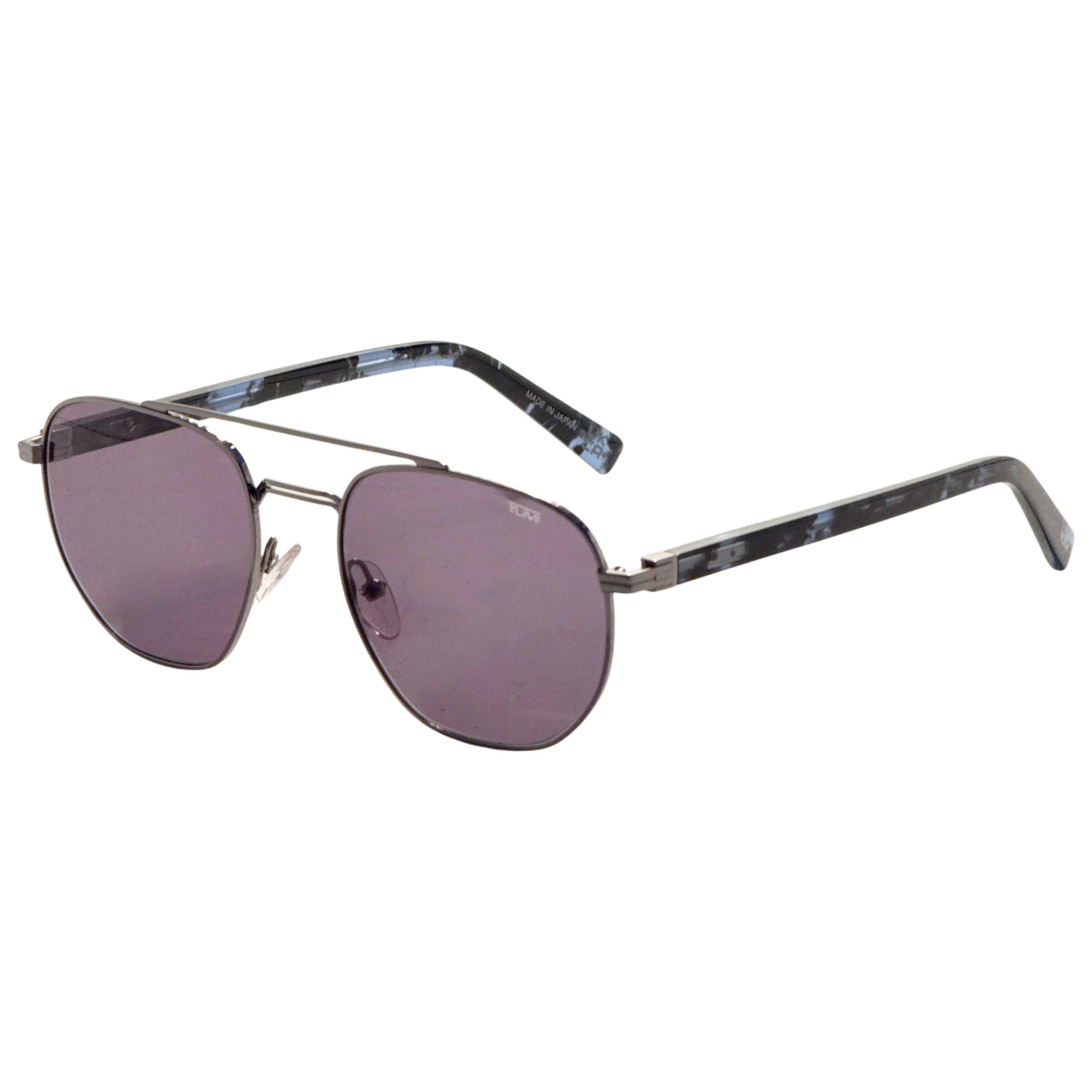 Tumi STU505540627 54mm Silver Frame Sunglasses — Silver by Tumi
